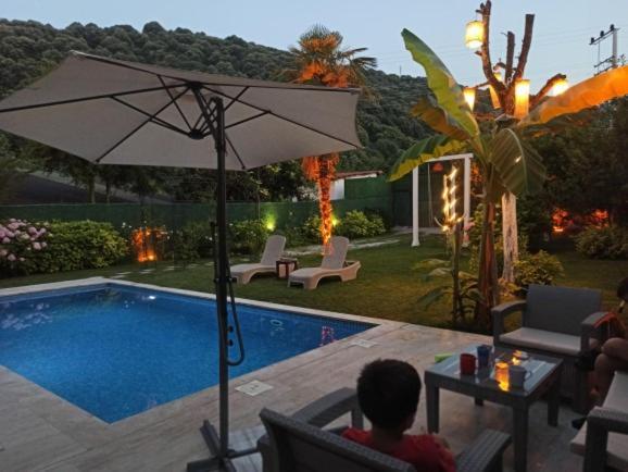 Villa Atlas Muhafazakar Havuzlu, Mustakil Genis Bahceli 사판자 외부 사진