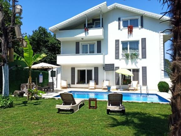 Villa Atlas Muhafazakar Havuzlu, Mustakil Genis Bahceli 사판자 외부 사진